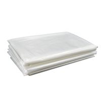 白色透明 大垃圾袋大号家用酒店加厚 宽50x长60cm[100只]