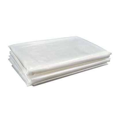 白色透明 大垃圾袋大号家用酒店加厚 宽50x长60cm[100只]