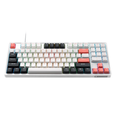 雷神(ThundeRobot)KG3089破晓 有线游戏机械键盘 电竞家用89键全键无冲 键线分离 PBT双色键帽 红轴