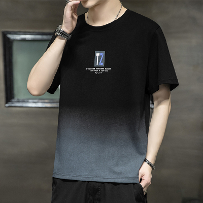 蓝缕金(LANLVJIN)100纯棉运动短袖T恤男夏季ins情侣上衣宽松潮牌潮流半袖体恤汗衫2021新款超火时尚打底衫