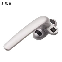 月跃鑫 门窗执手 拉手把手 浅灰色 左执手 个