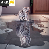 三维工匠心有猛虎小件5D钻石画满钻可爱猫咪老虎水晶手工十字绣 满钻全贴[90*113厘米]如需定制配套画框,请联系客服哦