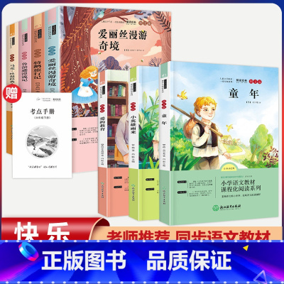 (7本)6年级上下册快乐读书吧 [正版]全套25本小学生红色革命经典故事书籍初中爱国主义教育绘本抗日英雄人物彩色图案注音