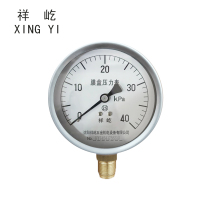 祥屹 膜盒压力表 YE100 0-40Kpa 块