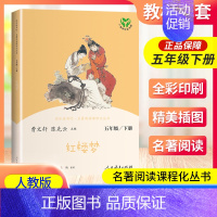 红楼梦 [正版]南昌发货红楼梦五年级下册人教版曹文轩快乐读书吧丛书 5年级下册小学生课外阅读必读书老师 儿童文学书籍人民