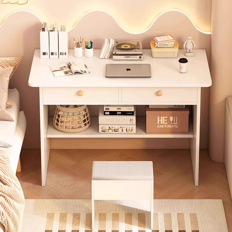 电脑桌台式家用卧室书桌学生写字桌简易工作台靠墙简约现代办公桌