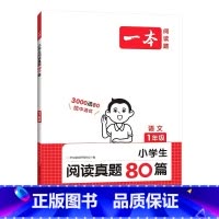语文 阅读真题80篇 小学二年级 [正版]2024新版一本小学英语阅读训练100篇三四五六年级上下册语文阅读真题80篇听