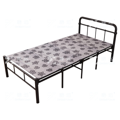 臻远 ZY4052511 钢木床简易折叠床单人床四折 宽1米银彩 1张