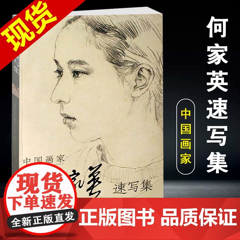 正版 线 线描何家英速写集画 画册中国画 画家速写集美术教材美术高考绘画 画技法中国画 画家人物速写美术高考绘画 画技法