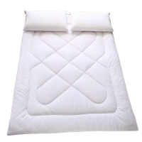 江小果 全棉褥子白色床褥床垫 90*200cm 条