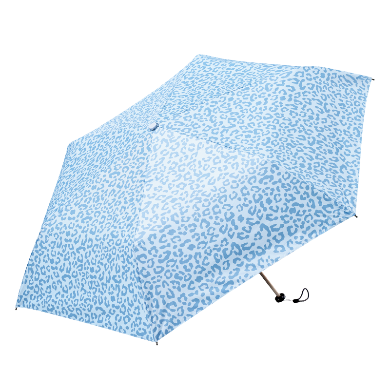 天堂 防紫外线超轻晴雨伞三折黑胶防晒太阳伞遮阳伞50*6骨