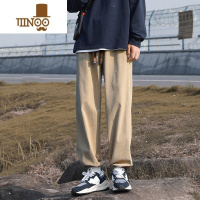 YANXU@ 束脚裤子男款灯芯绒宽松阔腿运动裤休闲长裤男款
