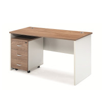 匡大板式办公桌带活动柜职员桌