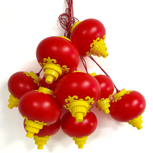 格瑞捷 LED红灯笼串 8.5米10灯笼Φ18cm/串