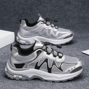 秋冬季上新款时尚简约百搭网面透气运动休闲篮球鞋跑步男款休闲鞋