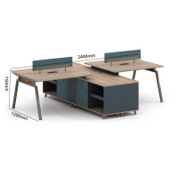 办公桌三圣Z-S20 2400*1200*750mm