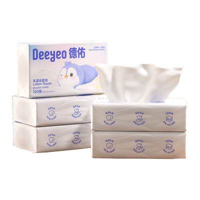 德佑云柔纸120抽*5包*3提乳霜B1版10040118(包装随机)