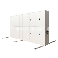 鑫星奈 电动密集架移动档案柜钢制轨道密集柜 一列5组