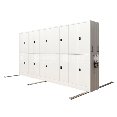 鑫星奈 电动密集架移动档案柜钢制轨道密集柜 一列5组