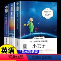 [注释版]小王子+老人与海+盖茨比 [正版]小王子书籍 中英文双语版 英汉对照英文版互译原版原著小学生初中生高中课外书课