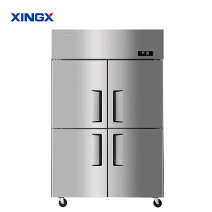 星星KCD-1271GT4商用冰柜四门 六门立式冰箱冷藏冷冻保鲜厨房展示柜玻璃门后厨冷柜