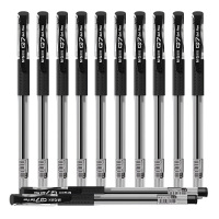 晨光中性笔12支书写顺滑子弹头黑色(起订量2盒)AGP30105