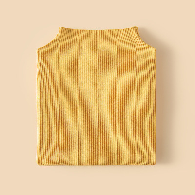 秋冬半高领保暖内衣女上衣外穿秋衣修身发热保暖衣螺纹蕾丝打底衫