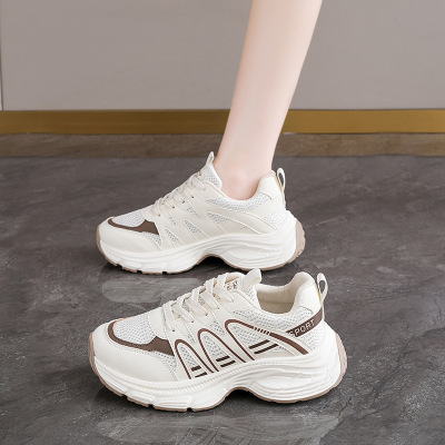 ins韩版新款老爹鞋女秋季跑步鞋透气休闲鞋增_308