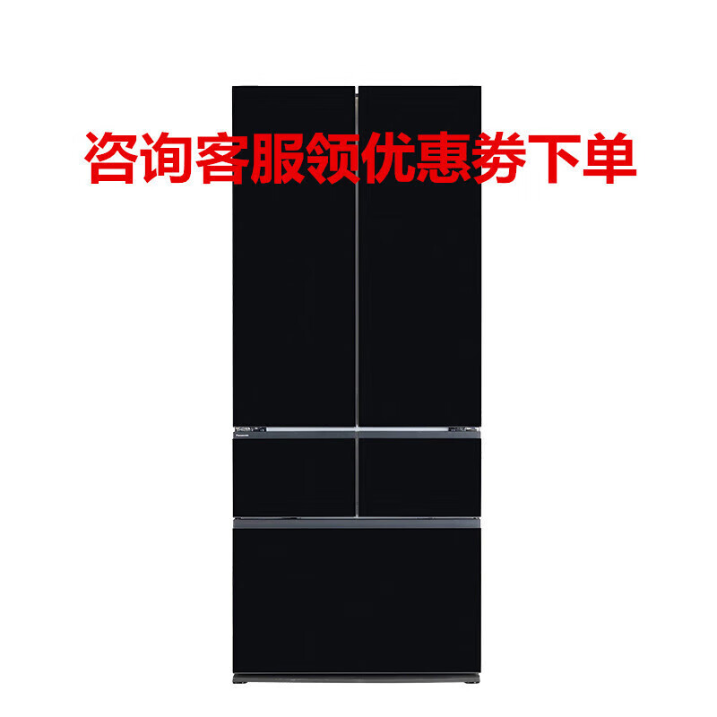 松下NR-EW46BXB-K 嵌入式超薄58cm自动制冰多门两侧全嵌 460升双循环纳诺怡x净味除菌