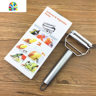 刨丝刀 不锈钢两用刨丝皮器 酒店刮皮刀多功能切丝器西葫芦刨丝刀 FENGHOU