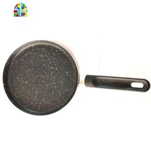 不粘锅平底锅8寸班戟锅千层锅蛋糕披萨煎锅可丽饼锅电磁炉 FENGHOU 24cm红色6寸麦饭石