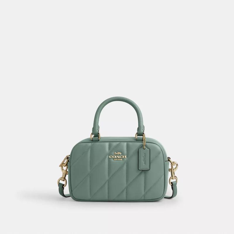 女款双面穿口袋设计斜挎包时尚可调节小包