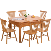 依韵珂餐桌+6椅150*90*75cm套