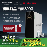 汉斯顿/Hunsdon净水器家用直饮自来水过滤厨房净化反渗透ro净水机800G大通量白露2L/min直饮出水