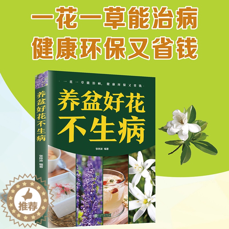 [醉染正版]养盆好花不生病 张林波编著 图解家庭养花书籍养花百科 养花常识一本通 花卉大全 养花书籍种花大全 新手盆栽花