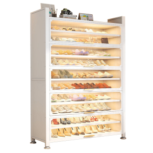 攸形钢制鞋柜80*32*176cm个