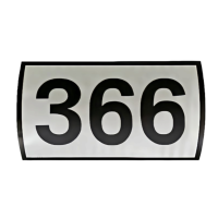 铁驰 杆号牌(粘贴式)400*150mm /块