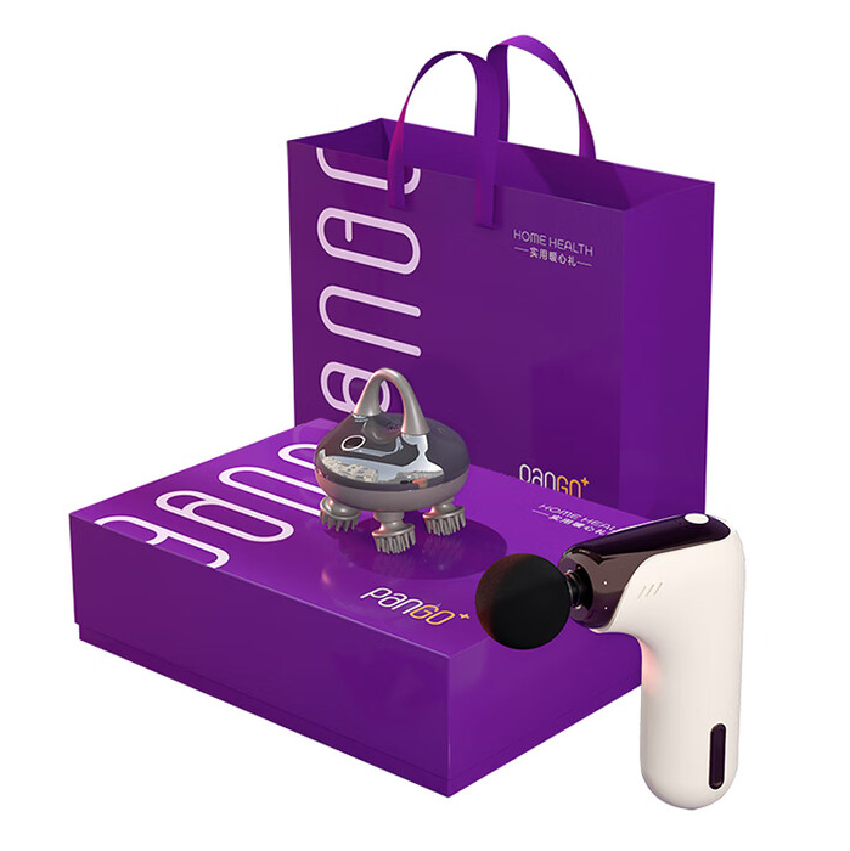 攀高(PANGAO)PG-M193+H3筋膜枪头部按摩器礼盒