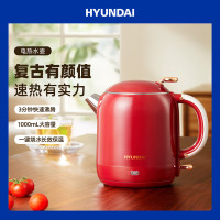 现代/HYUNDAI 大容量恒温电热水壶 1L 304不锈钢QC-SH0376