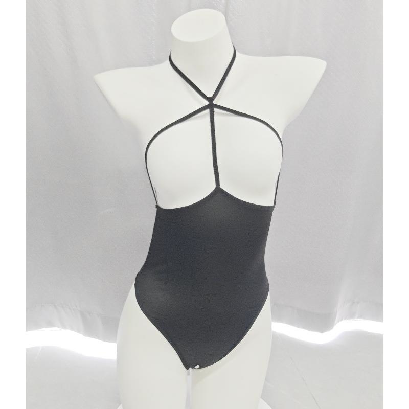 长夜漫漫情趣内衣性感吊带露乳连体衣诱惑火辣睡衣免脱开档女2054