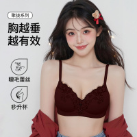 性感无痕胸衣无钢圈内衣女上托聚拢软支撑蕾丝收副乳立体文胸罩