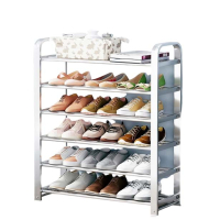 班龙不锈钢鞋架六层60*25*93cm个