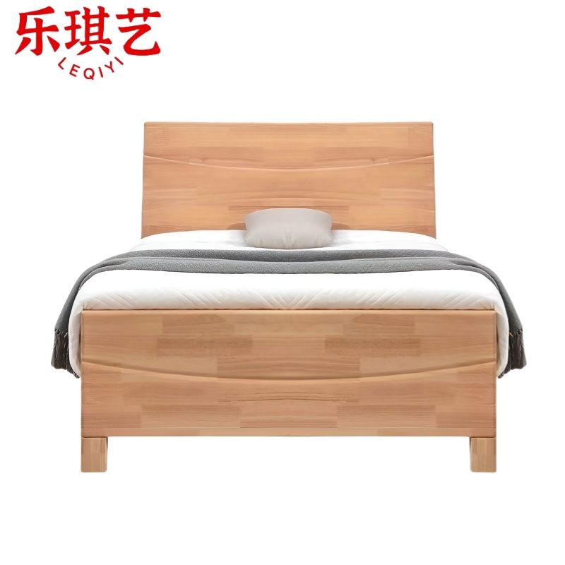 乐琪艺 单人床 原木色 200*150*35cm 张