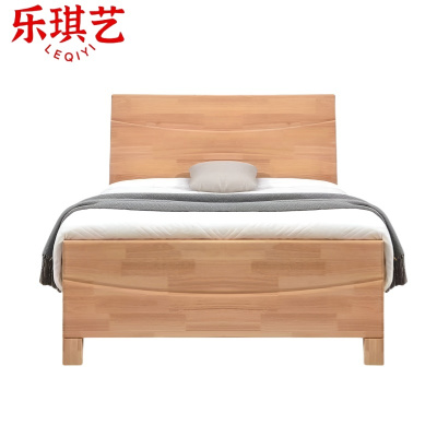 乐琪艺 单人床 原木色 200*150*35cm 张