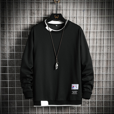 匡米葳(CONMEIVE)2020秋季运动卫衣男士休闲上衣百搭休闲上衣健身跑步衣服简约时尚潮流男装F