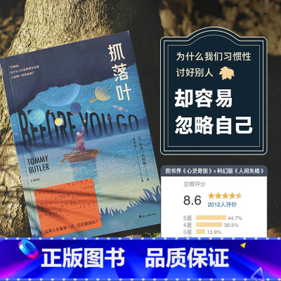 [小嘉 推荐]抓落叶 2024版 [正版]小嘉 抓落叶 2024版 汤米.巴特勒著 心理治愈我们都是生命的旅人抵达终点就