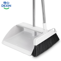 得力得心LQ160-扫把套装(带齿梳)(灰色)/扫把簸箕1套