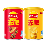 乐事薯片休闲小吃休闲零食膨化食品小罐装混合味40g*2罐
