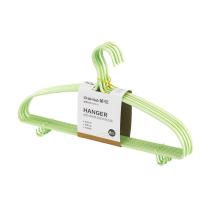 茶花 浸粉加粗多功能护肩衣架43 8支/套