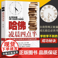 哈佛凌晨四点半 哈弗凌晨4点半 青春青少年励志书籍中学生高中生 心灵鸡汤经典语录书排行榜提升自己的书人生的书